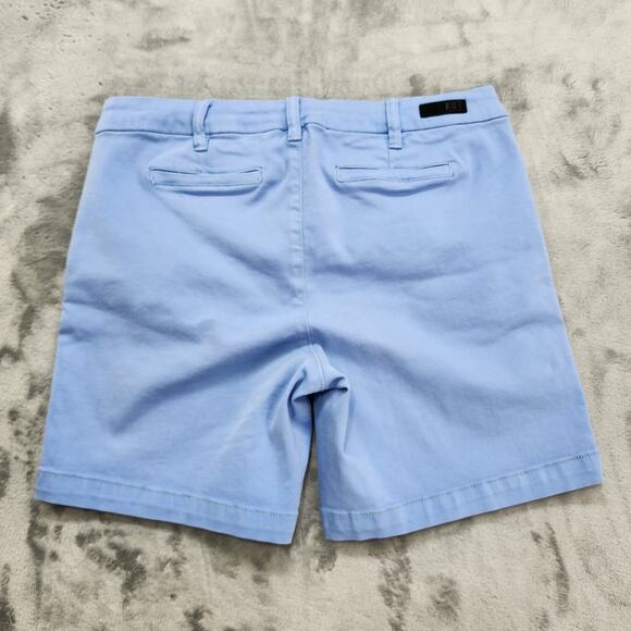 Kut From The Kloth‎ Shorts Womens 10L LONG Blue Catherine Trouser Twill Stretch - Picture 3 of 15